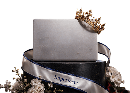 Imperfect+ laptop with crown